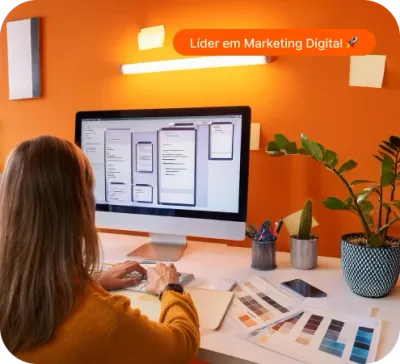 Responsive website illustration